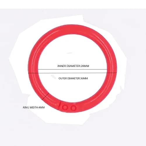 WJASI Plastic Binder Rings 1 Inch (25mm) | 140 Pack Colorful Keychain Clips for Index Cards, Scrapbooks, Documents thumbnail 3