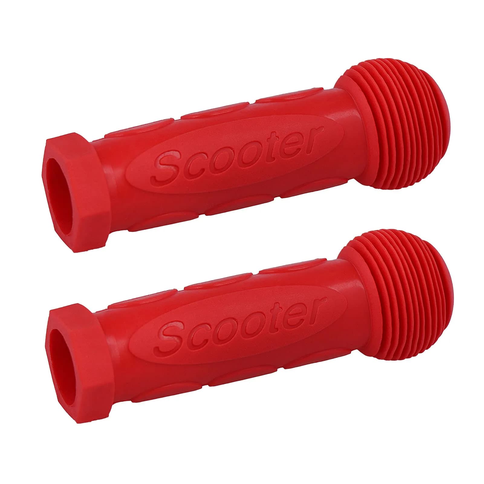 Gladeer Kids Scooter Handle Grips Replacement Handlebars 21mm-24mm Inner Diameter | 2-Pack Red - main product image