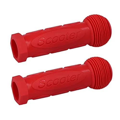 Gladeer Kids Scooter Handle Grips Replacement Handlebars 21mm-24mm Inner Diameter | 2-Pack Red thumbnail 1