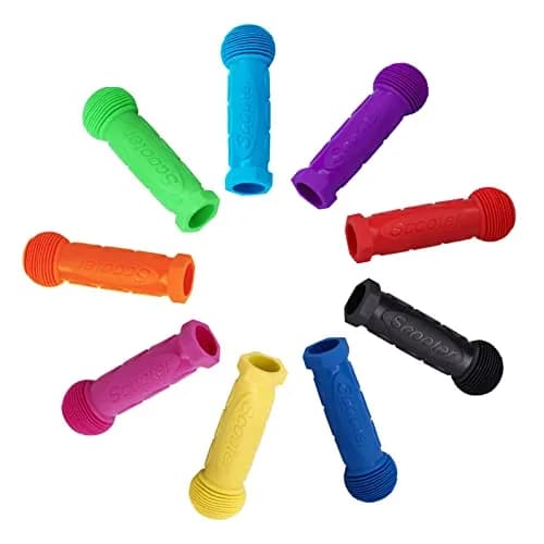 Gladeer Black Scooter Handle Grips - Replacement for 2/3/4 Wheel Kids Kick Scooters & Bikes (2-Pack) - view 3