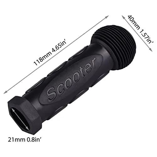 Gladeer Black Scooter Handle Grips - Replacement for 2/3/4 Wheel Kids Kick Scooters & Bikes (2-Pack) - view 4