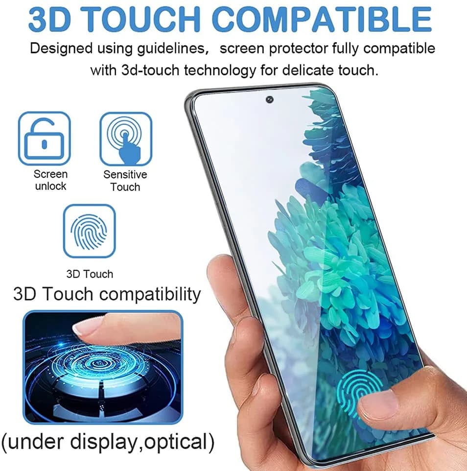 Arshek Tempered Glass Screen Protector and Camera Protector for Samsung Galaxy S20 FE 5G/4G | 6 Pack thumbnail 5