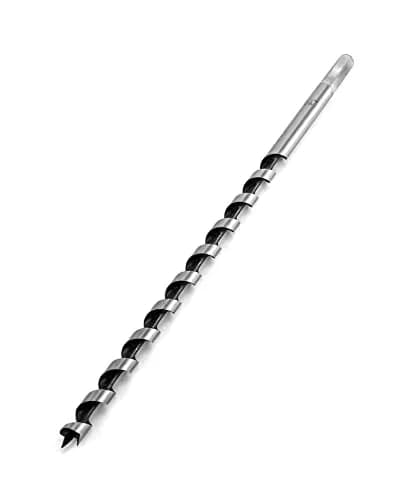 QWORK Auger Drill Bit for Wood 3/8 Inch Diameter 12 Inch Length | High-Strength Carbon Steel for Precise Drilling thumbnail 1