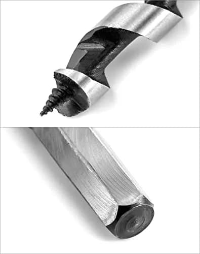 QWORK Auger Drill Bit for Wood 3/8 Inch Diameter 12 Inch Length | High-Strength Carbon Steel for Precise Drilling thumbnail 5