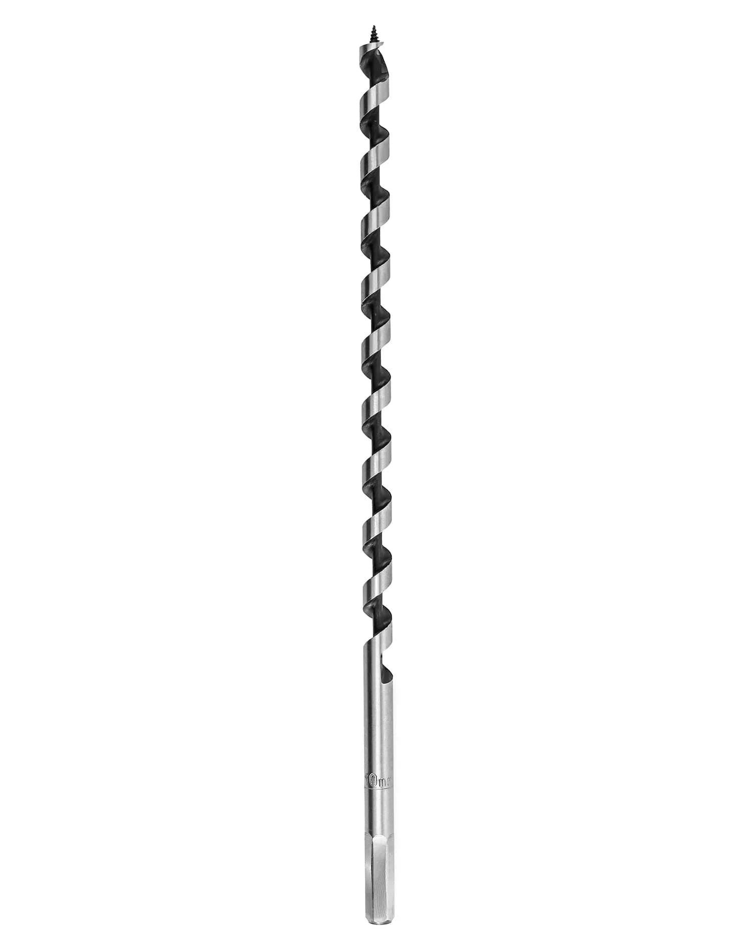 QWORK Auger Drill Bit for Wood 3/8 Inch Diameter 12 Inch Length | High-Strength Carbon Steel for Precise Drilling thumbnail 2