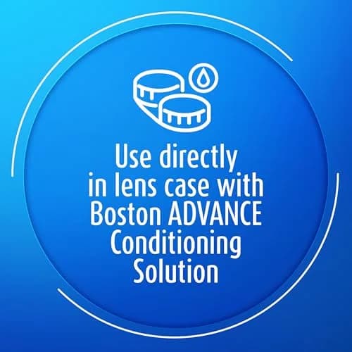 Boston One Step Liquid Enzymatic Cleaner RGP Lens, 15 Count | Protein Deposit Removal for Rigid Gas Permeable Lenses thumbnail 4