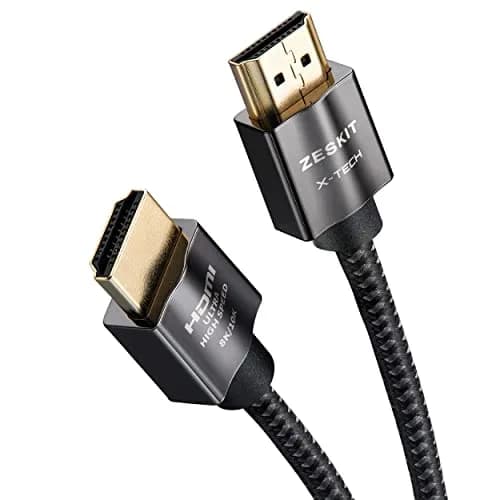 Zeskit X-Tech Ultra High Speed HDMI Cable 3m (10ft) | 48Gbps 8K60 4K120 Certified thumbnail 5