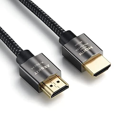 Zeskit X-Tech Ultra High Speed HDMI Cable 1.5m (5ft) Black | 48Gbps 8K60 4K120 Certified thumbnail 8