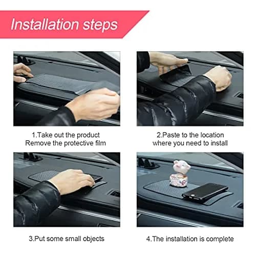 BLAU GRUN Universal Car Dashboard Anti-Slip Mat 27cm (10.6 Inch) | Holds Phones, Keys & Electronics Securely thumbnail 5