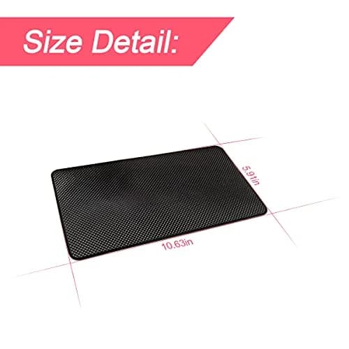 BLAU GRUN Universal Car Dashboard Anti-Slip Mat 27cm (10.6 Inch) | Holds Phones, Keys & Electronics Securely thumbnail 2