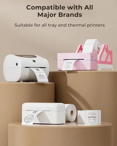 MUNBYN 2 Inch Circle Thermal Labels 750 Sheets/Roll | Direct Thermal Printing Labels thumbnail 3