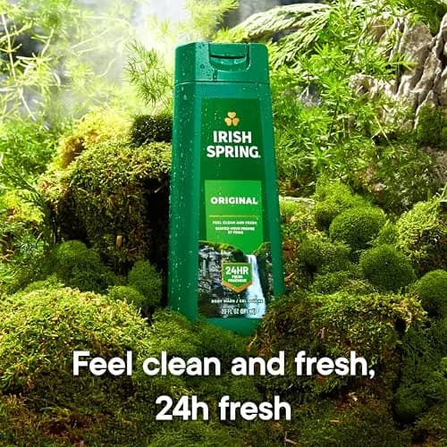 Irish Spring Original Body Wash, Cool Fresh Scent, 20 fl oz (2 Pack) | Long-Lasting Freshness & Moisturizing thumbnail 2