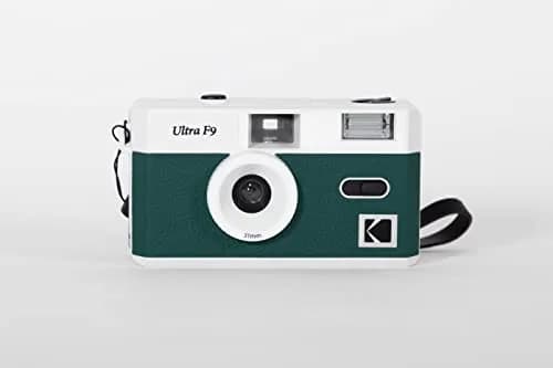 Kodak Ultra F9 Film Camera 35mm (130g) White x Green | Focus-Free Point & Shoot thumbnail 1