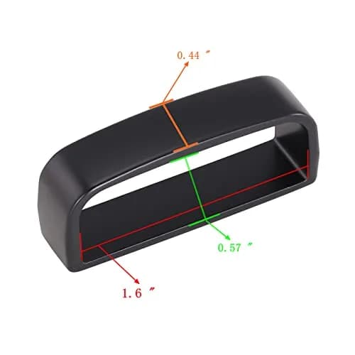 DJCAIZYY Black Belt Loop Keeper 38mm-40mm (1.5") | Alloy Steel, Classic Style thumbnail 2