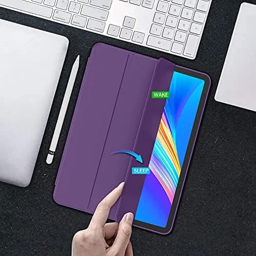iMieet 12.9 Inch iPad Pro Case 2022/2021/2020 with Pencil Holder | Auto Wake/Sleep, Trifold Stand, Soft TPU Back thumbnail 6