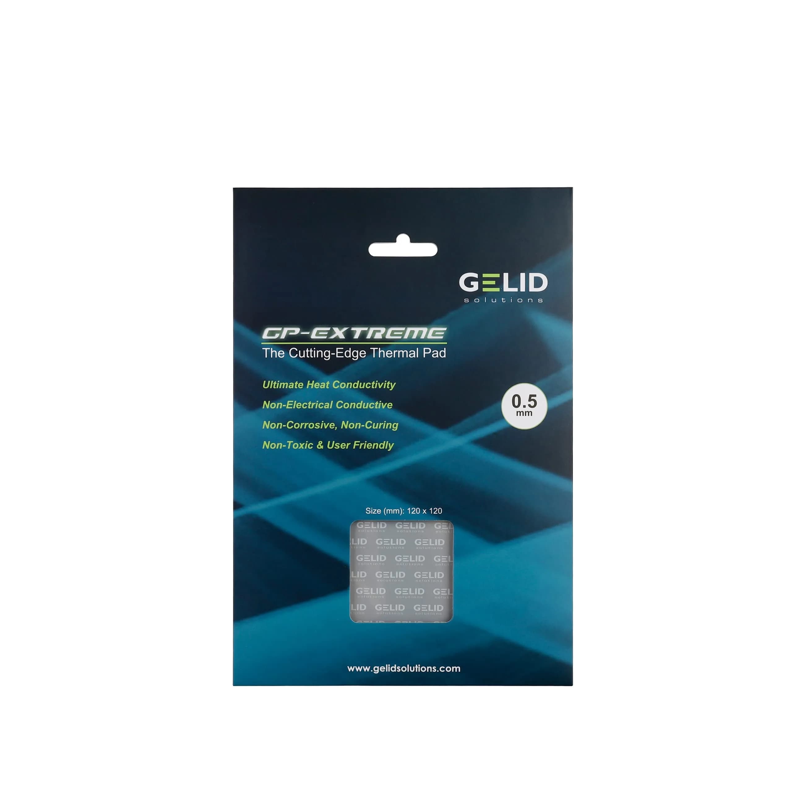 Gelid Solutions GP-Extreme 12W/mK Thermal Pad 120x120x0.5mm | High Conductivity Gap Filler - view 8
