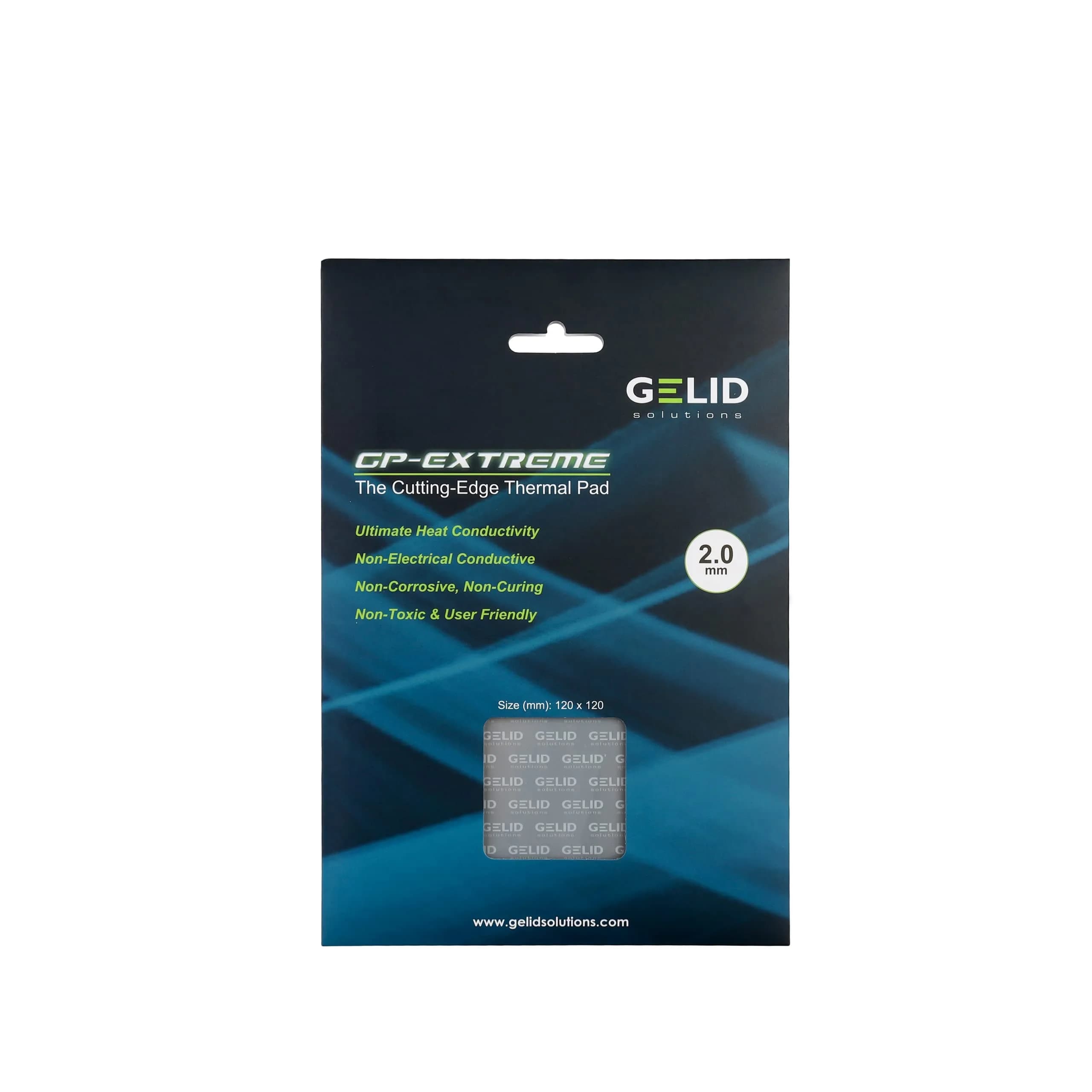 Gelid Solutions GP-Extreme Thermal Pad 120x120x2.0mm | 12W/mK High Conductivity for GPUs, CPUs, SSDs - view 7