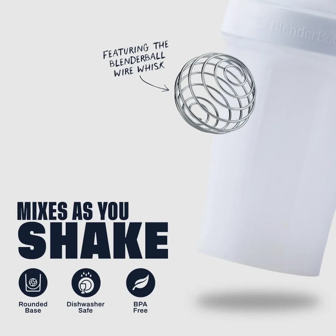 BlenderBottle Classic V2 Shaker Bottle 946ml (32 oz) | Powerful Mixing System for Protein Shakes & Smoothies - view 3