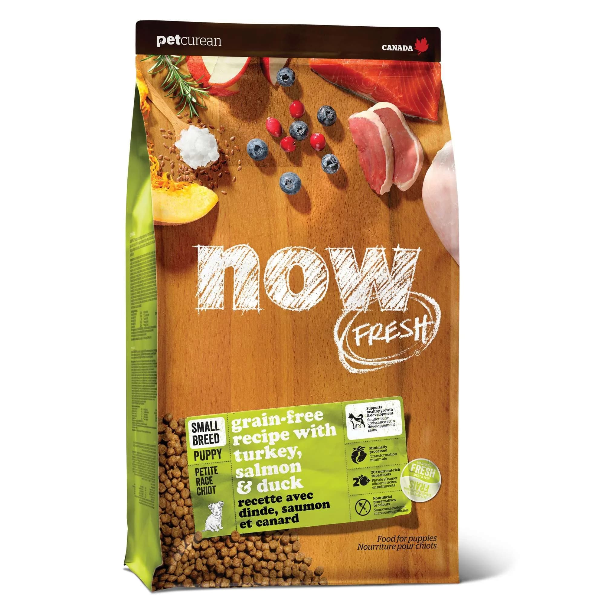 Now Fresh Grain-Free Small Breed Puppy Food with Turkey, Salmon & Duck | Supports Growth & Digestion in India