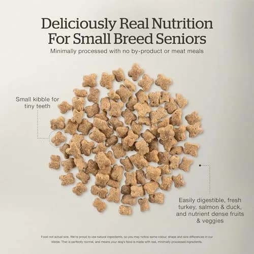 Now Fresh Small Breed Senior Dry Dog Food, Turkey, Salmon & Duck, 12 lb | Grain-Free, Supports Joints & Digestion thumbnail 4