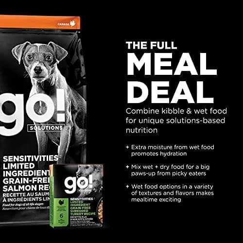 Go! Solutions Sensitivities Small Bites Salmon Grain-Free Dog Food 3.5 lb | Supports Sensitive Stomachs & Skin thumbnail 7