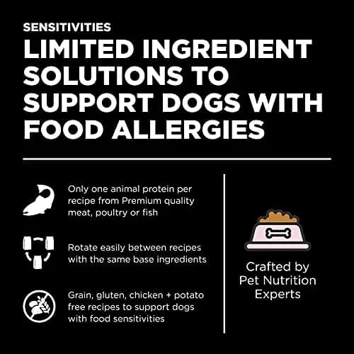 Go! Solutions Sensitivities Small Bites Salmon Grain-Free Dog Food 3.5 lb | Supports Sensitive Stomachs & Skin thumbnail 2