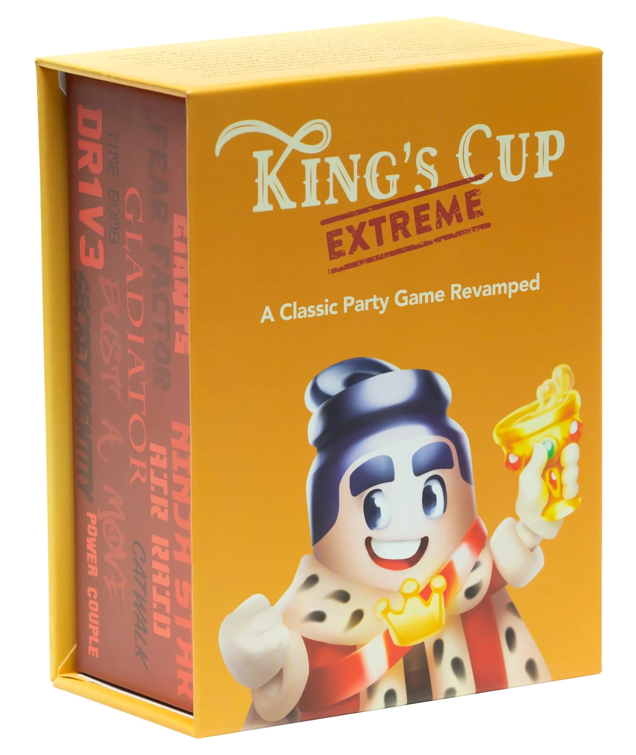 Lost Boy Entertainment King's Cup Extreme - Party Game, Waterproof Plastic Cards | Instant Play, Reusable