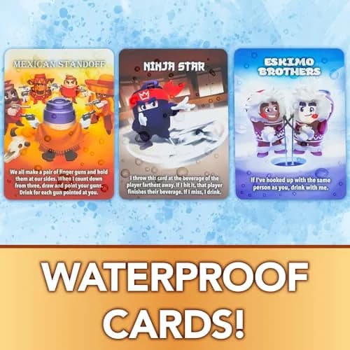 Lost Boy Entertainment King's Cup Extreme - Party Game, Waterproof Plastic Cards | Instant Play, Reusable thumbnail 2