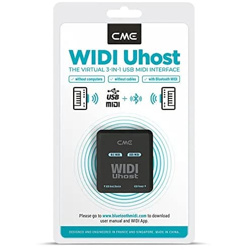 CME WIDI Uhost Premium Bluetooth MIDI Interface & USB Host | Wireless MIDI Adapter for Studio & Stage thumbnail 5
