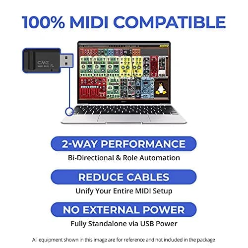 CME WIDI Bud Pro Bluetooth MIDI Interface | Ultra-Low Latency 3ms Wireless USB Dongle for Mac/Windows/iOS/Android thumbnail 4