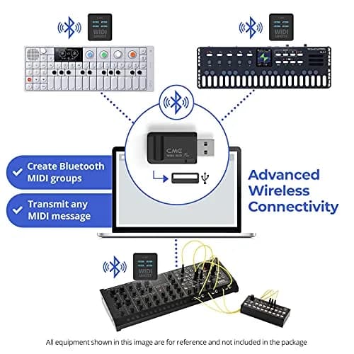 CME WIDI Bud Pro Bluetooth MIDI Interface | Ultra-Low Latency 3ms Wireless USB Dongle for Mac/Windows/iOS/Android thumbnail 6