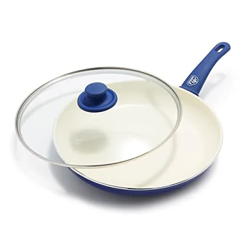 GreenLife Soft Grip 12-inch Frying Pan Skillet with Lid, 30cm (12") | Toxin-Free Ceramic Nonstick for Gas & Electric Stovetops thumbnail 1