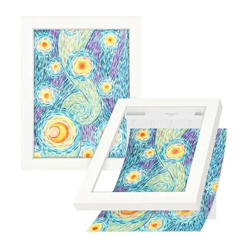 MCS QIK FRAME Artwork Frame, White, 9x12 in | Quick Change Design thumbnail 1