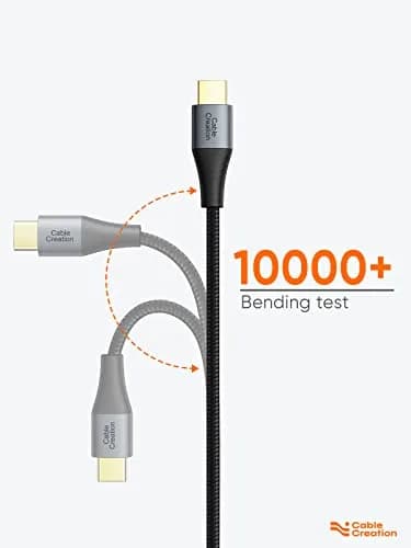 CableCreation Short USB A to USB C Cable 0.8ft (0.2m) | Braided Charger Cord for Fast Charging & Data Sync thumbnail 4