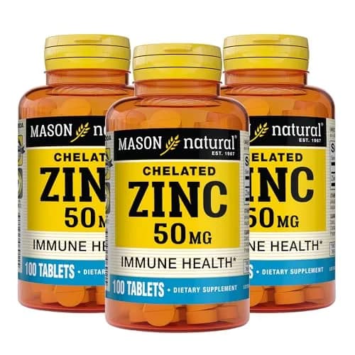 Mason Natural Zinc 50 mg | Immune & Antioxidant Support, 300 Tablets thumbnail 1