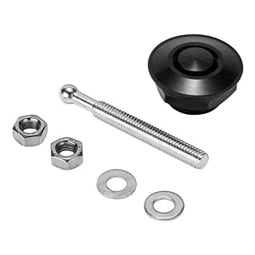 Woopeey 8 Pcs 1.25 inch (31.75mm) Black Push Button Quick Release Hood Pins | Universal Stainless Steel Rod Vehicle Hood Pins thumbnail 5