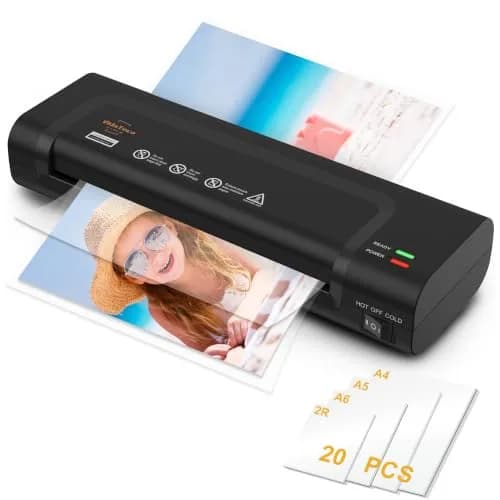 VidaTeco OL260B 9-inch Laminator Machine with 20 Sheets | ETL Certified, 2-Min Warm-up thumbnail 1