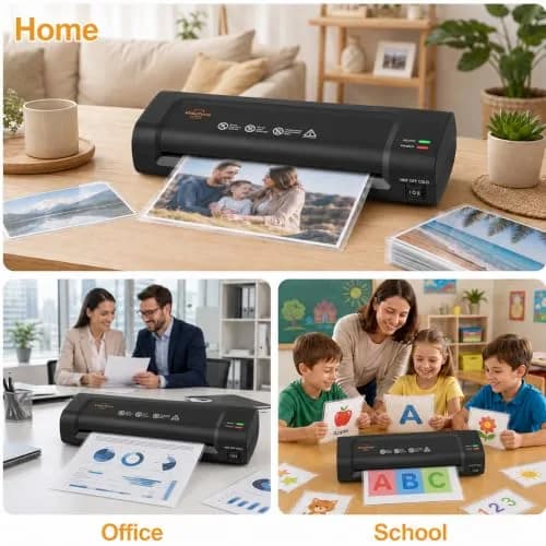VidaTeco OL260B 9-inch Laminator Machine with 20 Sheets | ETL Certified, 2-Min Warm-up thumbnail 9