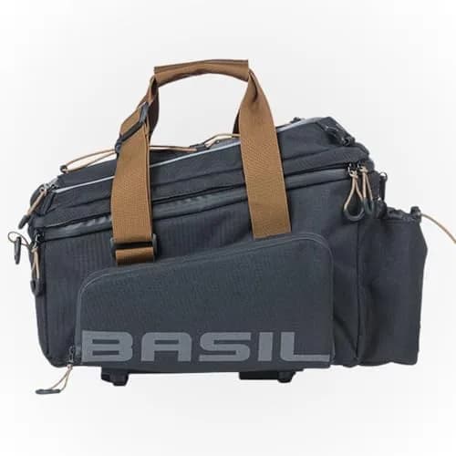 Basil Bicycle Bag, Miles Trunk Bag, Waterproof 9-36L | MIK Compatible, European Design thumbnail 4