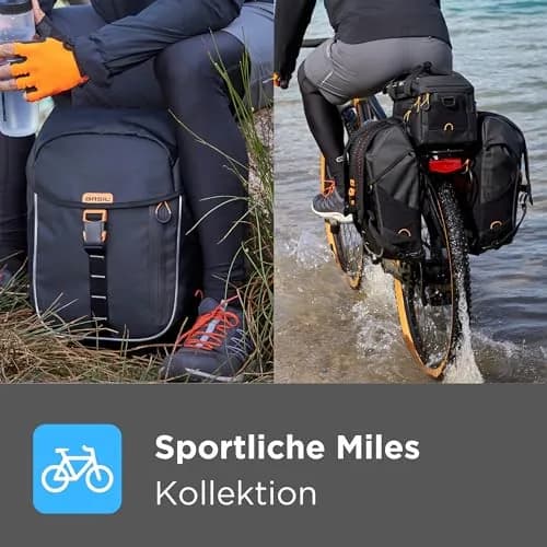Basil Bicycle Bag, Miles Trunk Bag, Waterproof 9-36L | MIK Compatible, European Design thumbnail 2