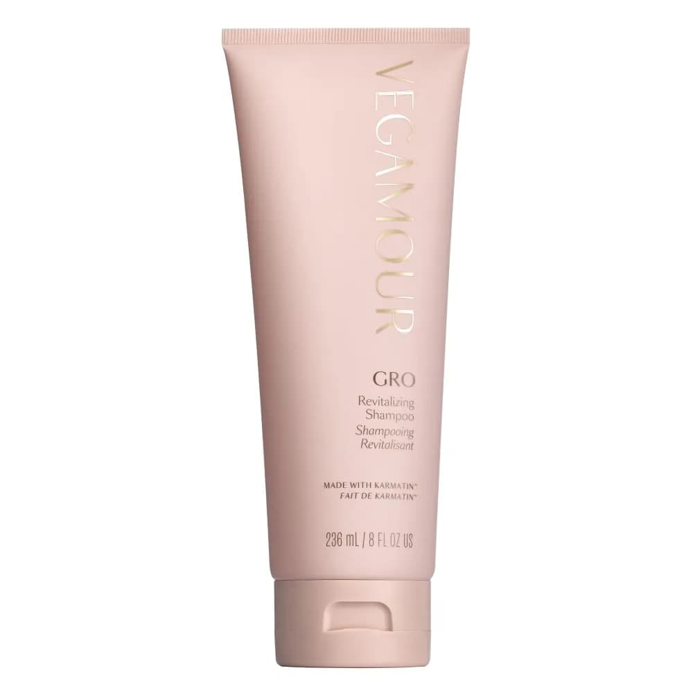 VEGAMOUR GRO Revitalizing Shampoo 8 Fl Oz | Supports Thicker, Fuller Hair with Plant-Powered Strengthening Formula