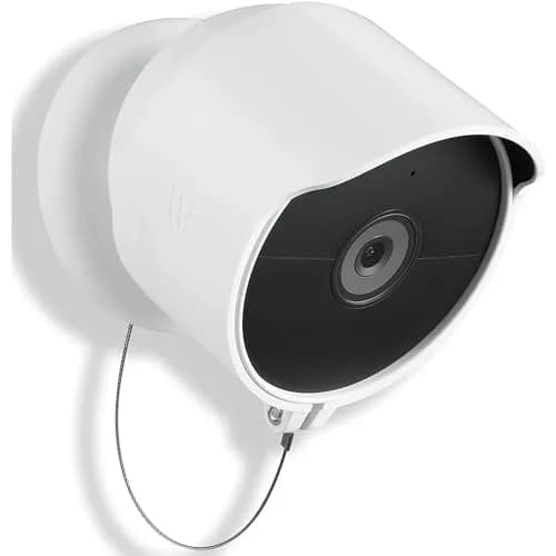 Wasserstein Anti-Theft Mount for Google Nest Cam (Battery) - White | Secure Outdoor Camera Mount thumbnail 1
