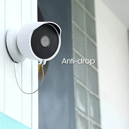 Wasserstein Anti-Theft Mount for Google Nest Cam (Battery) - White | Secure Outdoor Camera Mount thumbnail 3