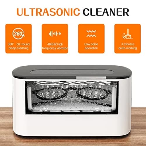 KECOOLKE Ultrasonic Jewelry Cleaning Machine 600ml (0.6 L) | 48000 Vibrations/Min for Deep Cleaning thumbnail 4