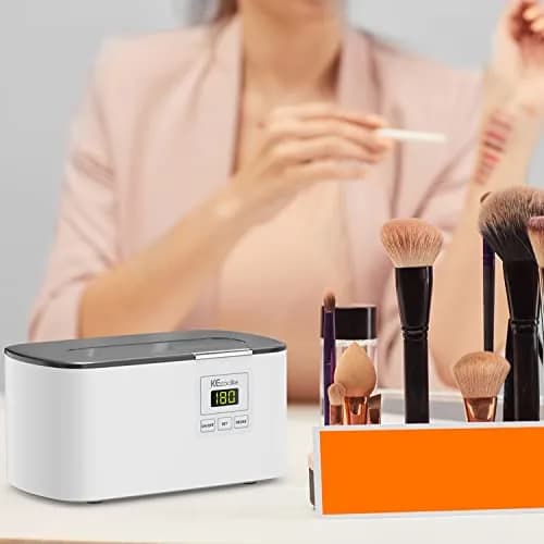 KECOOLKE Ultrasonic Jewelry Cleaning Machine 600ml (0.6 L) | 48000 Vibrations/Min for Deep Cleaning thumbnail 6