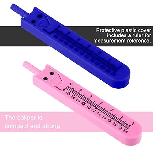 Frienda 2 Pieces Stainless Steel EKG Calipers Medical Caliper, Blue, Pink | Durable, Portable, Long-Lasting thumbnail 4