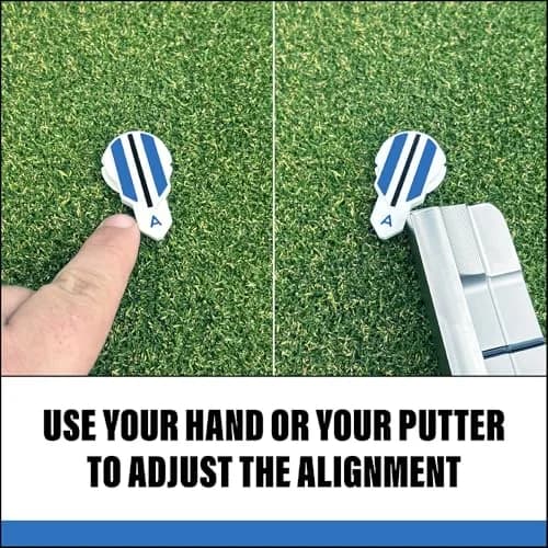 Alignment Ball Mark Blue Golf Ball Marker with 360° Rotating Alignment Aid | USGA Compliant thumbnail 7