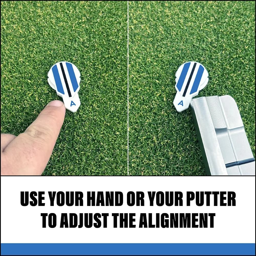 Alignment Ball Mark Blue Golf Ball Marker with 360° Rotating Alignment Aid | USGA Compliant - view 7