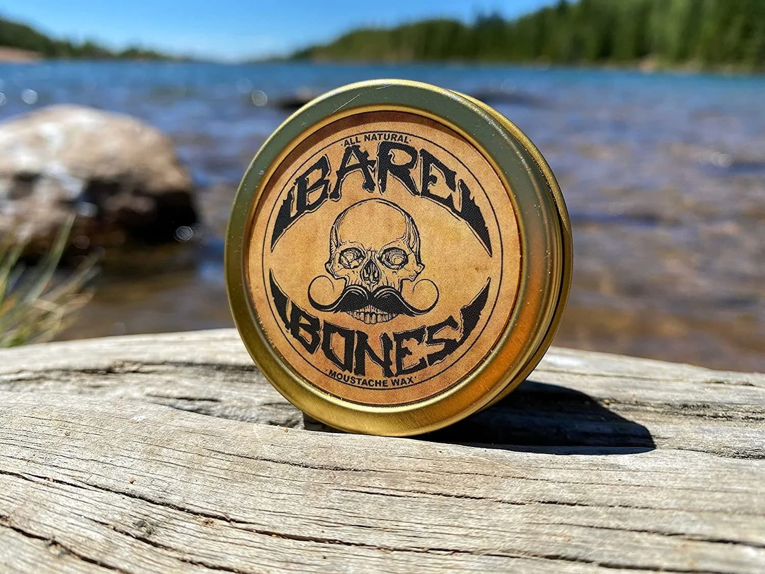 THE VINTAGE GROOMING CO. Bare Bones Mustache Wax Medium Hold 1 oz (28.35 g) | Tames Mustaches with Natural Ingredients - view 6