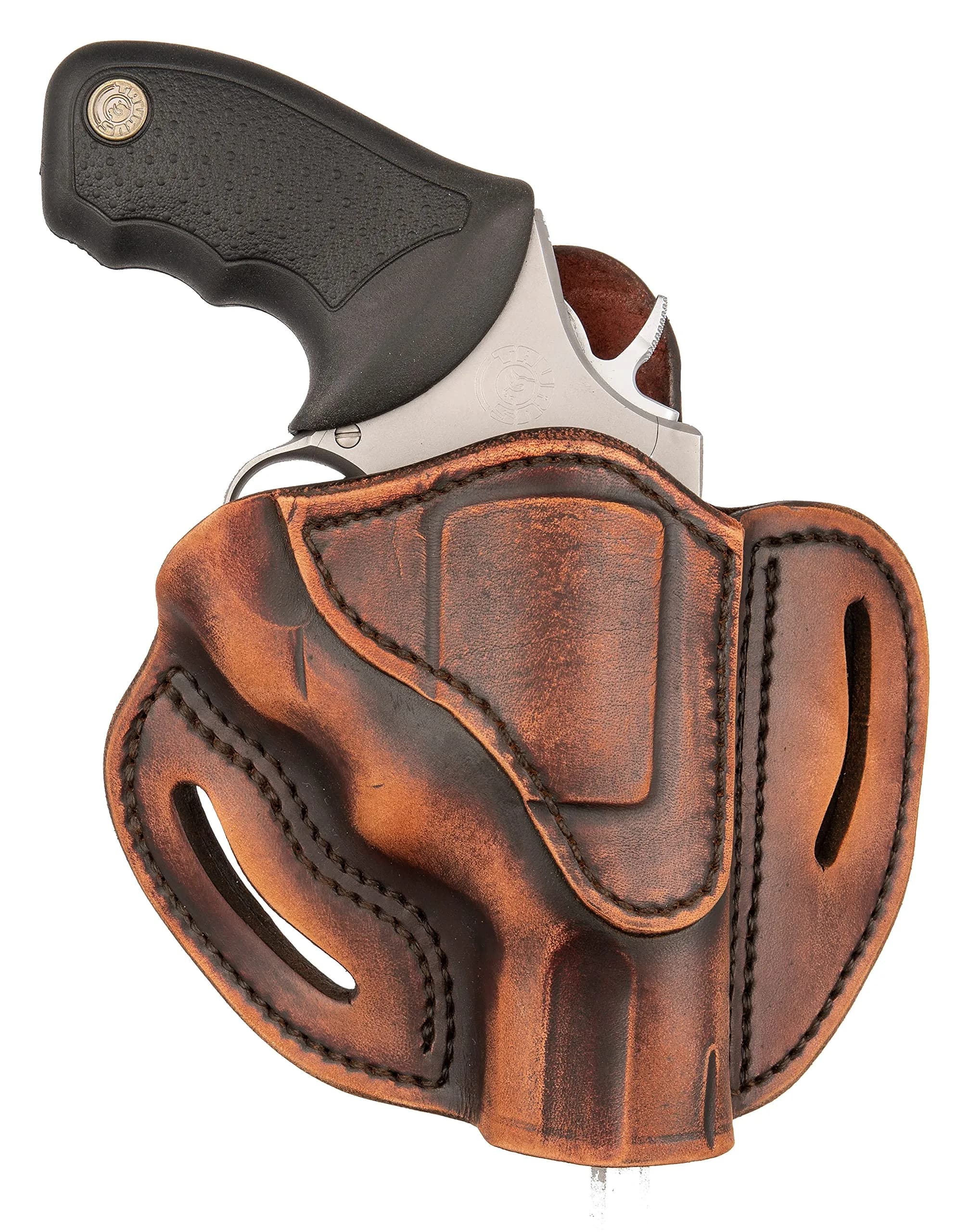 1791 Gunleather K-Frame Holster Fits 2.75" Barrel GP100, S&W 686, Model 66 | American Leather, Concealed OWB Carry